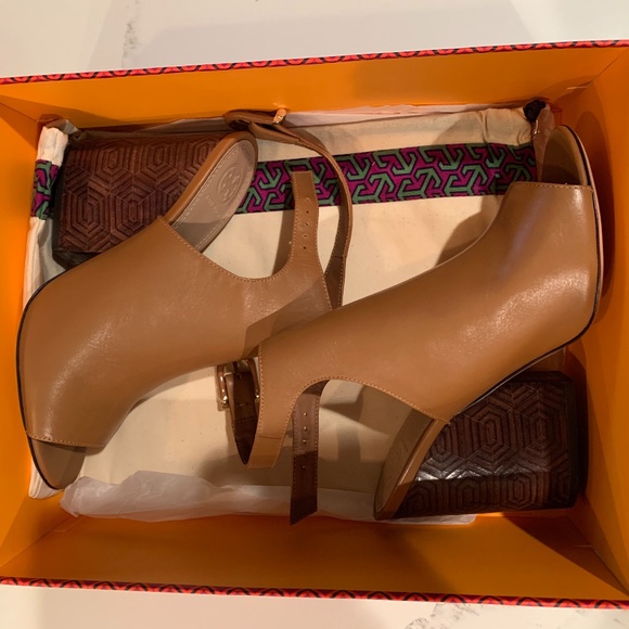 Tory Burch Grove Open Toe Bootie - Picture 1 of 6